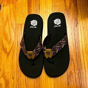 Yellow Box Flip Flops